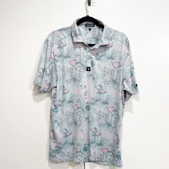 Bad Birdie Bird Watch Golf Polo Size Large - Picture 4 of 5